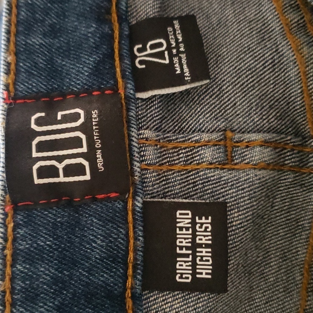 BDG GIRLFRIEND HIGH RISE ZIPPER Ankle JEAN - Picture 6 of 7